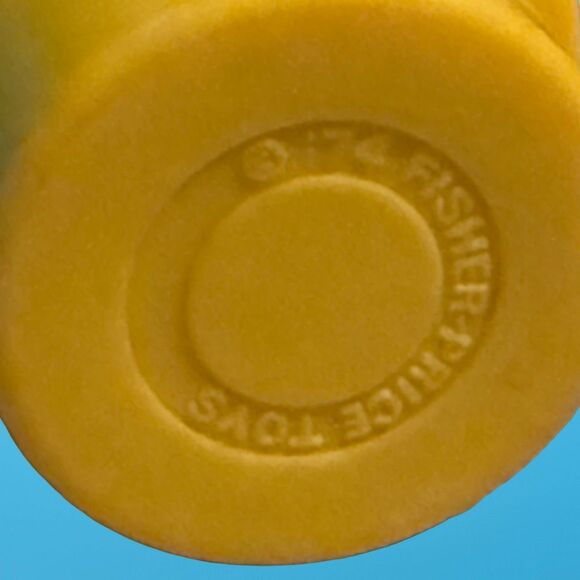 Vintage Fisher Price BIG Little People Sailor Red Wavey Hair Yellow Shirt Boy FP - Picture 6 of 8